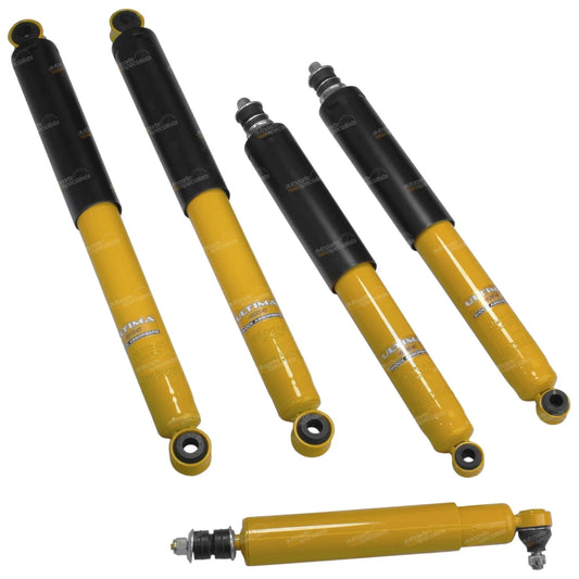 Extended Shock Absorber + Steering Damper Set for Toyota Hilux (1983–1997)