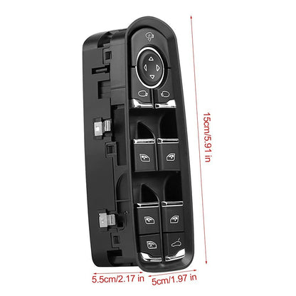 Window Master Switch Button Cover for Porsche Macan/Panamera/Cayenne (2014–2023)