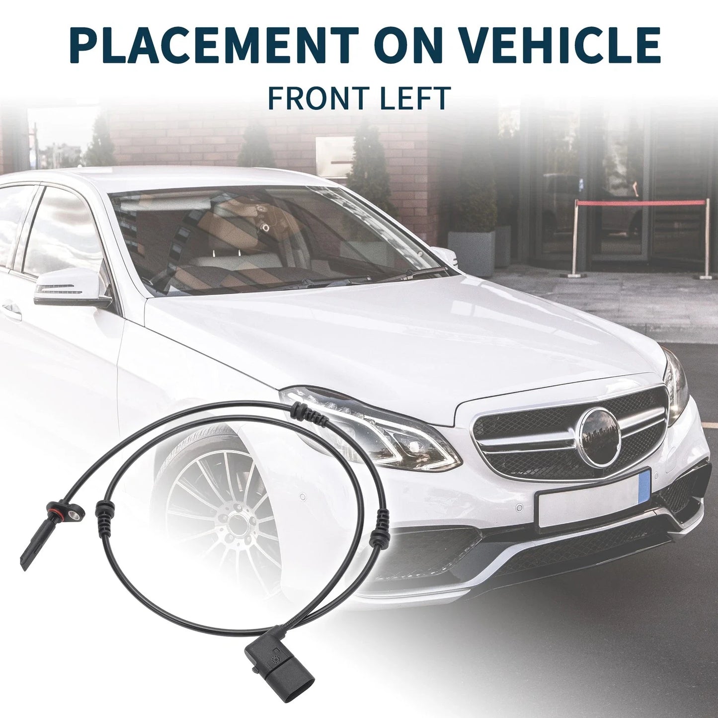 Front Left ABS Wheel Speed Sensor for Mercedes-Benz C300 C350e (2015-2020)