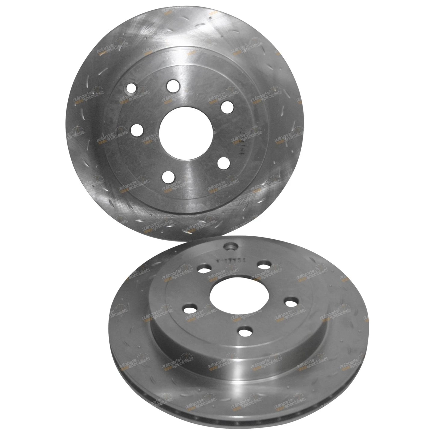 2 Rear Disc Brake Rotors Slotted Drilled for Holden VE VF Commodore (2006–2017)