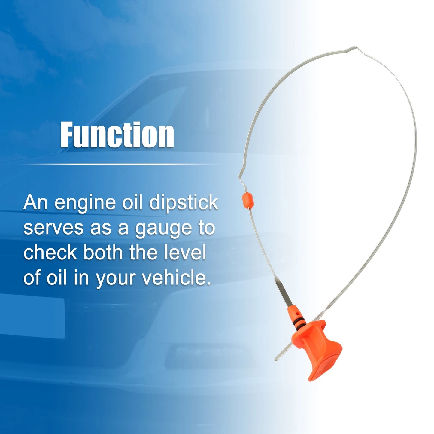Engine Oil Fluid Level Dipstick for Honda CR-V EX EX-L (No. 15650RZA004)