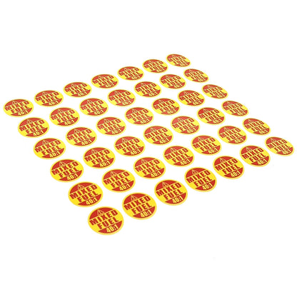 42X Weatherproof Fuel 40:1 Stickers for Mixed Fuel Applications
