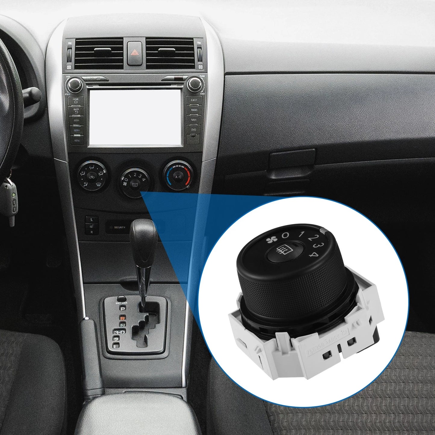 A/C Blower Fan Control Switch No. 5590212100 for Toyota Corolla (2009–2013)