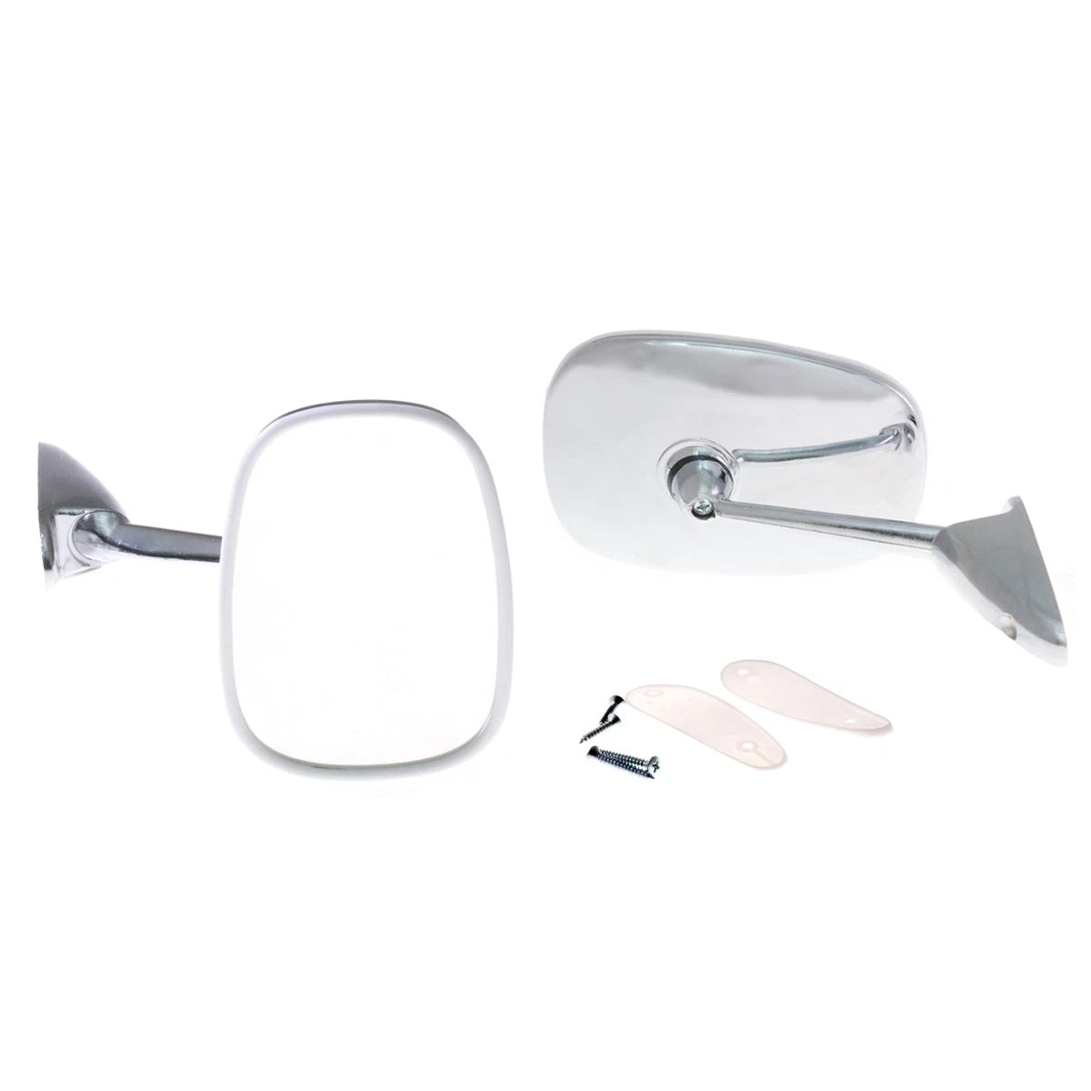 Set of 2 Chrome Door Mirrors for Alfa Romeo Giulia (1962–1978)