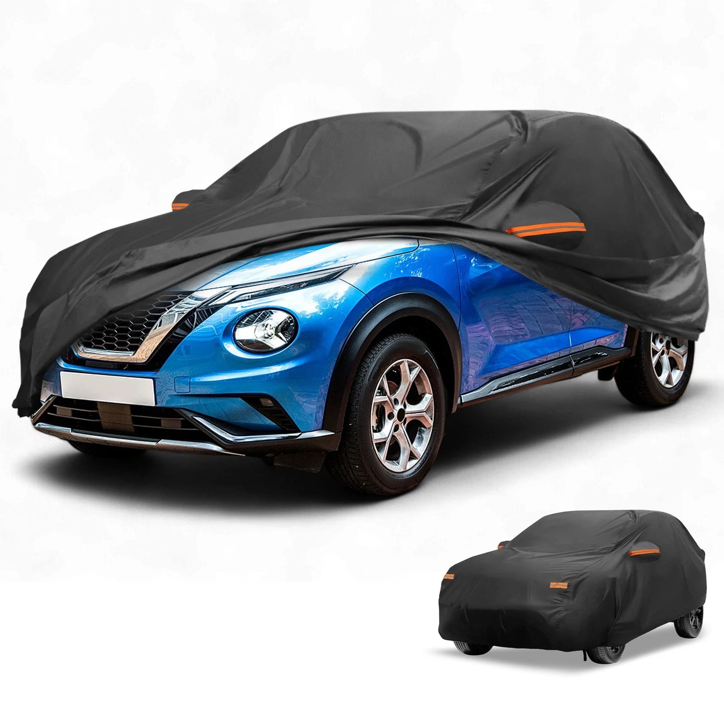 Waterproof Car Cover for Nissan Juke (2011–2013) Black Aluminum Film