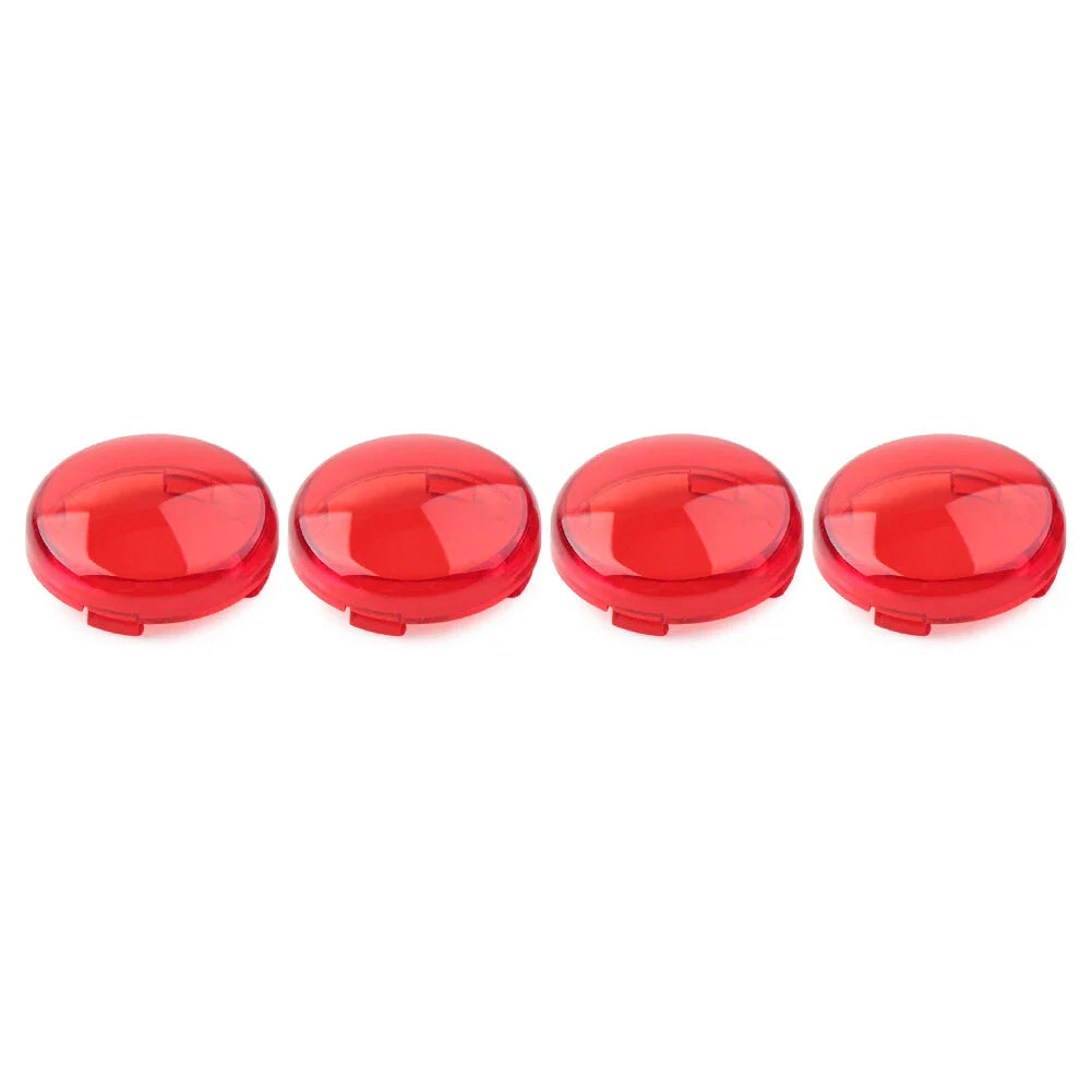 4 x Turn Signal Lens Light Covers for Harley Touring Softail Dyna