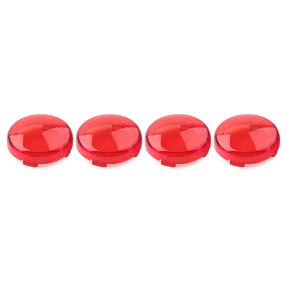 4 x Turn Signal Lens Light Covers for Harley Touring Softail Dyna