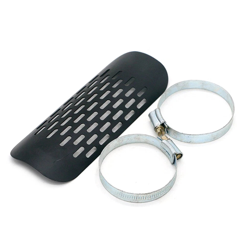 Universal Chrome Exhaust Muffler Pipe Heat Shield Cover for Motorcycle