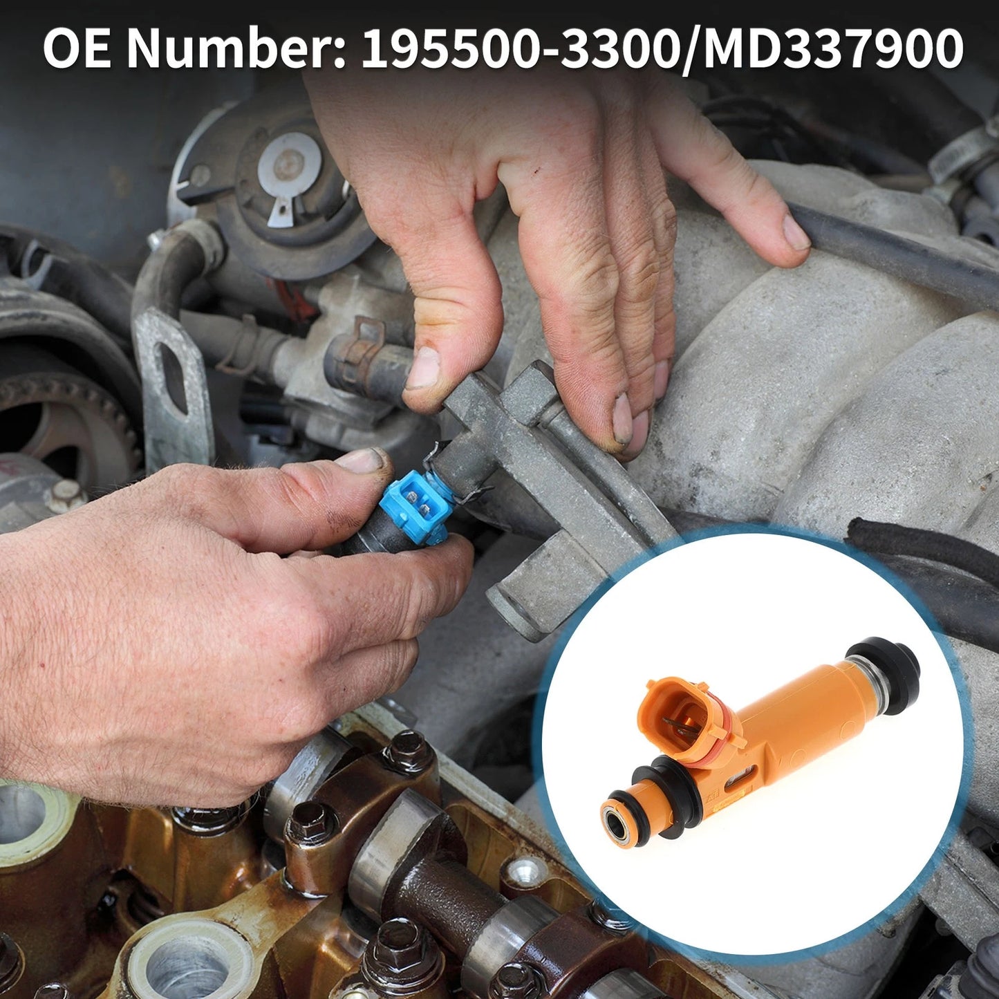 Fuel Injector No. 195500-3300 for Mitsubishi Montero (1998–2002)