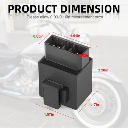 Fuel Pump Relay for Yamaha Road Star 1600, Royal Star 1300, V-Star 1100, 650
