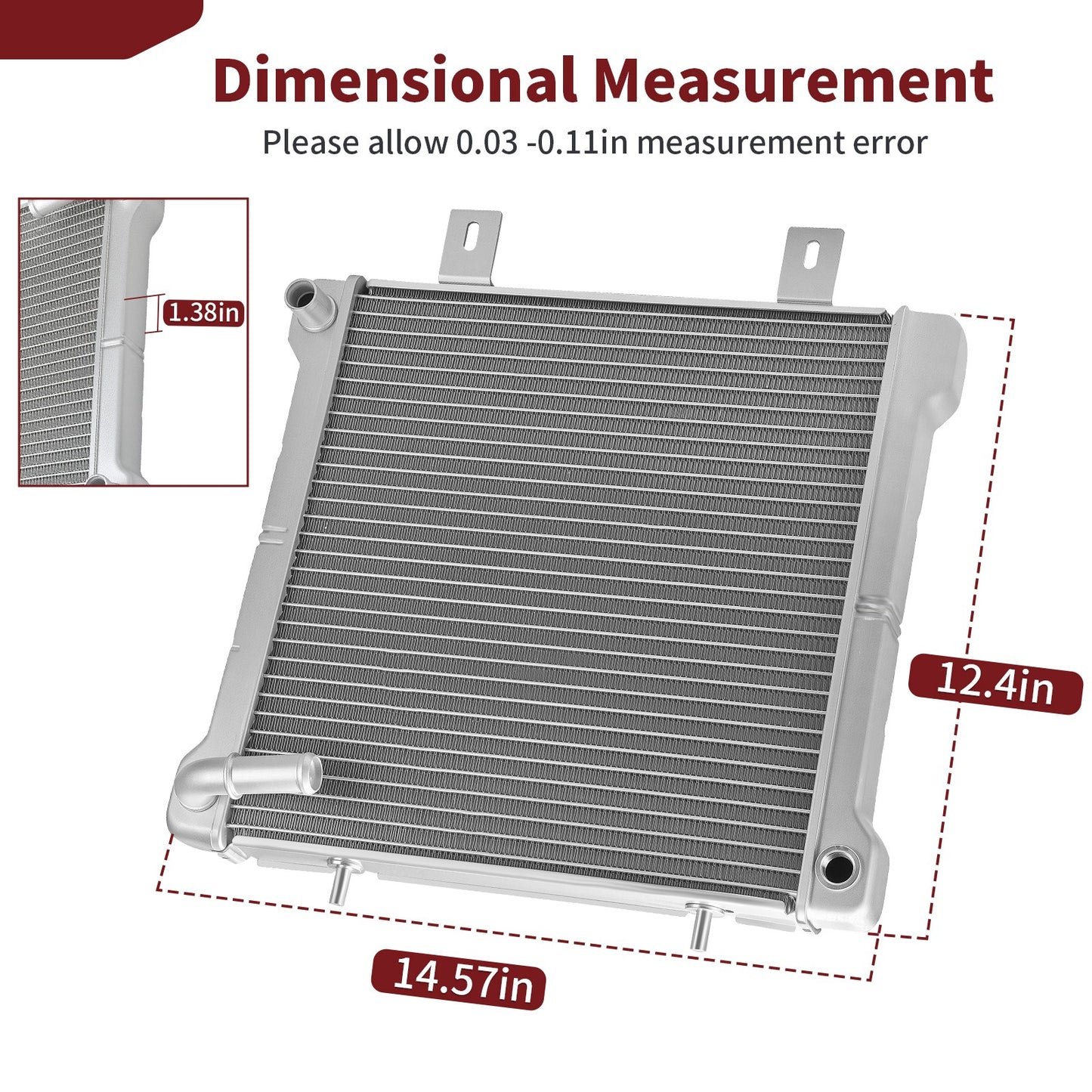 Radiator for Polaris Worker 500 ATP 500 Magnum 500 Sportsman 400 500 (2000–2023)