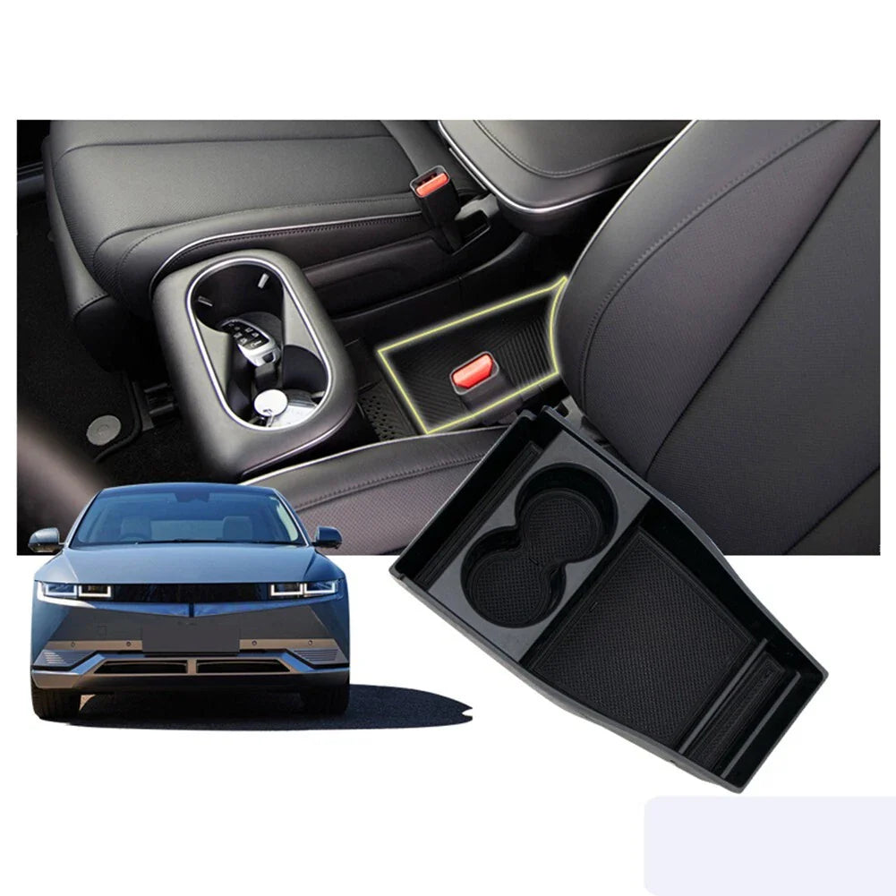 Center Console Storage Box ABS Heat-Resistant PVC Insert Pad