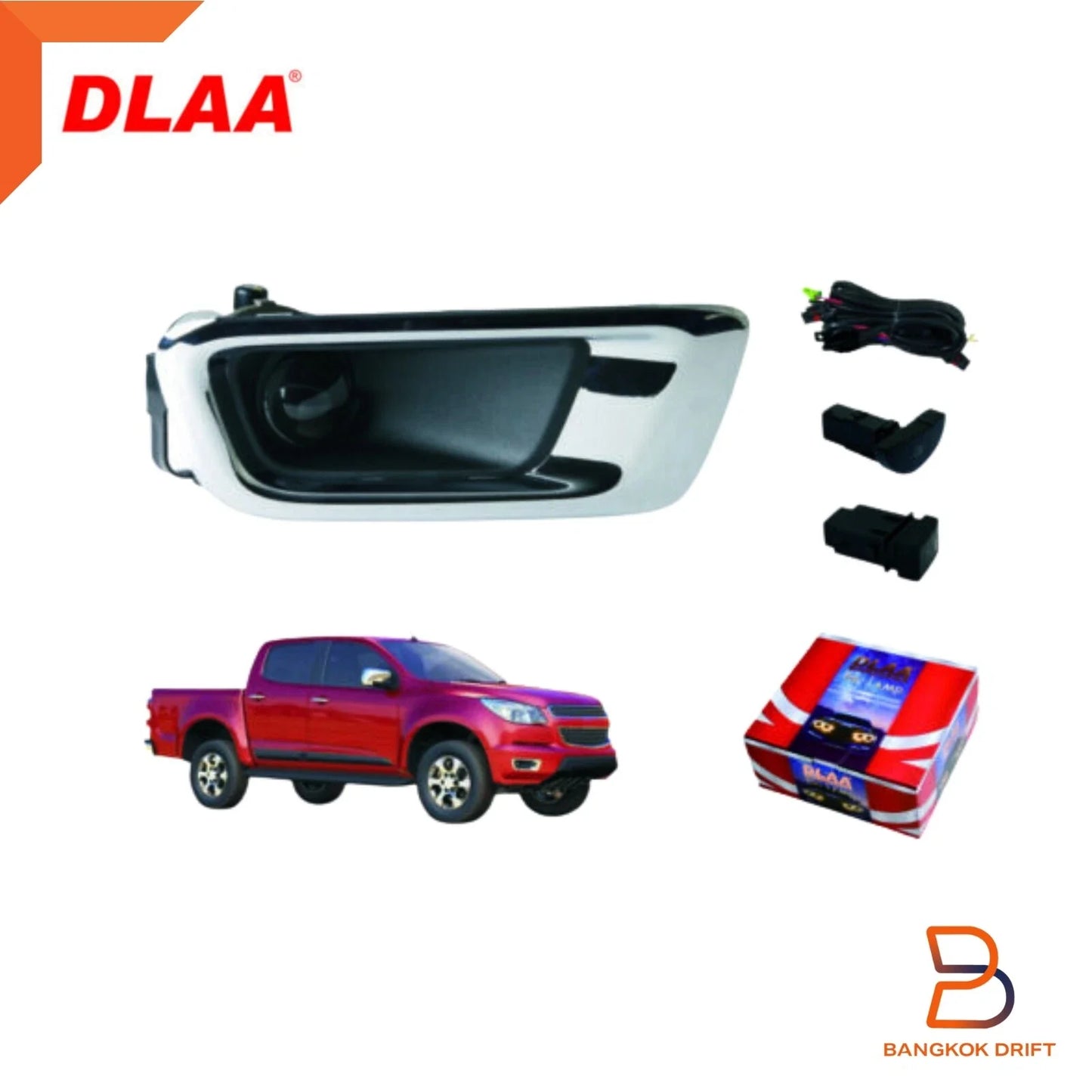 DLAA  Projector Fog Driving Lights for Holden Colorado RG (2012-2016)