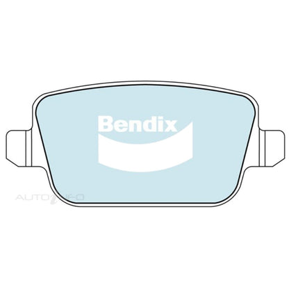 Set of 4 Bendix Rear Disc Brake Pads for Land Rover Freelander 2 (2007–2012)