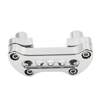 2" Straight Handlebar Riser & Top Clamp for Harley Dyna Touring Road Glide (2006-2023)