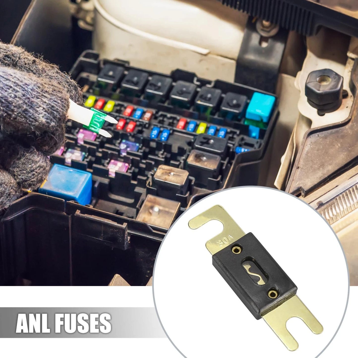 10X 30A ANL Fuse Replacement for Car Truck Motorcycle Boat Audio