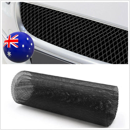 Aluminium Mesh Grill Cover for Universal Car Fender Bumper Hood Vent (X1)