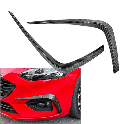 2Pcs Front Bumper Side Spoiler Splitter for Ford Focus MK4 ST Line (2019–2022)