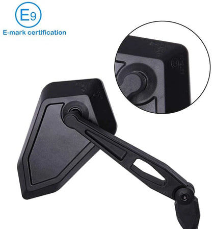 10mm Adjustable Rear Side Mirrors for Choppers & Cruisers