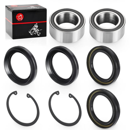 Rear Wheel Bearings w/ Seals Kit for Honda Rincon (2006–2023)