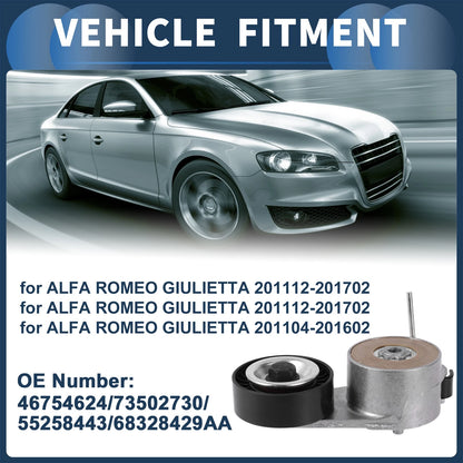 Belt Tensioner Drive for Alfa Romeo Giulietta (2011–2017) No. 46754624 Metal