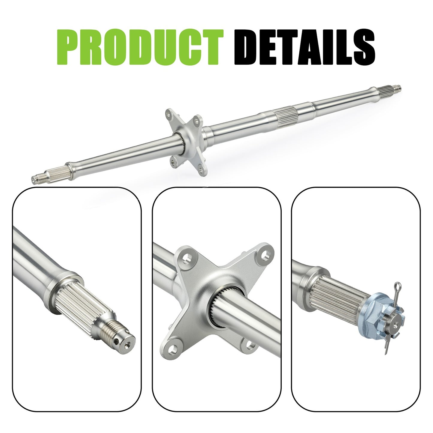 Rear Axle Shaft Kit for Honda Sportrax 400 TRX400 EX/X (1999–2014)