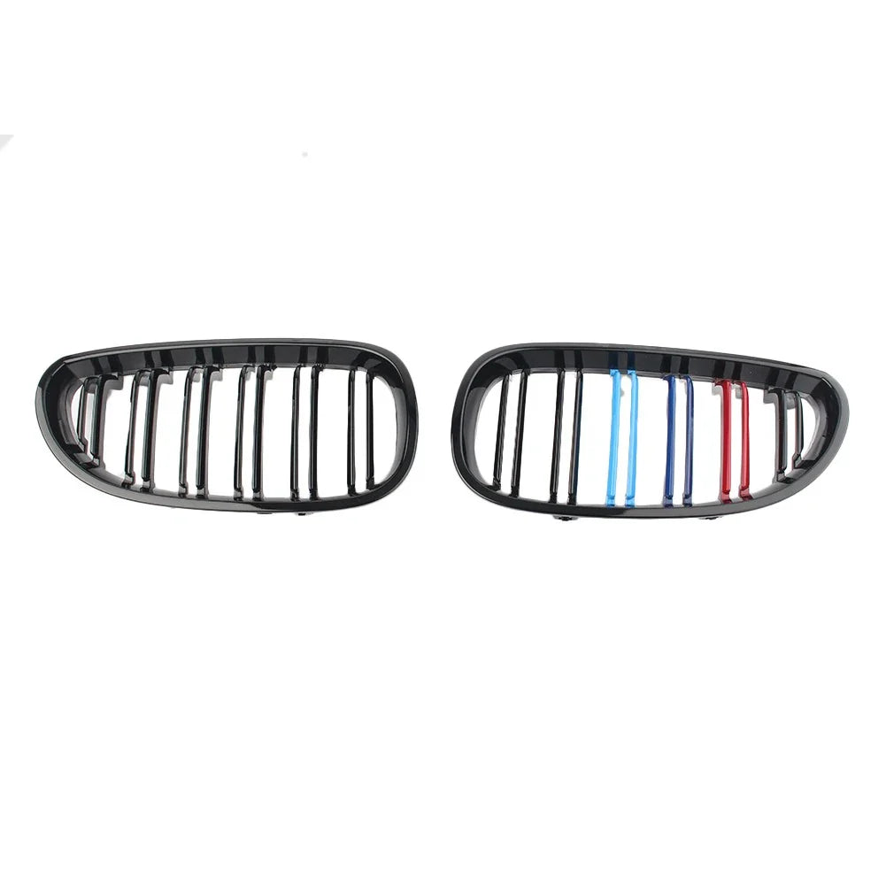 Upper Mesh Grille for BMW E60 E61 5 Series (2003-2010) Gloss Black