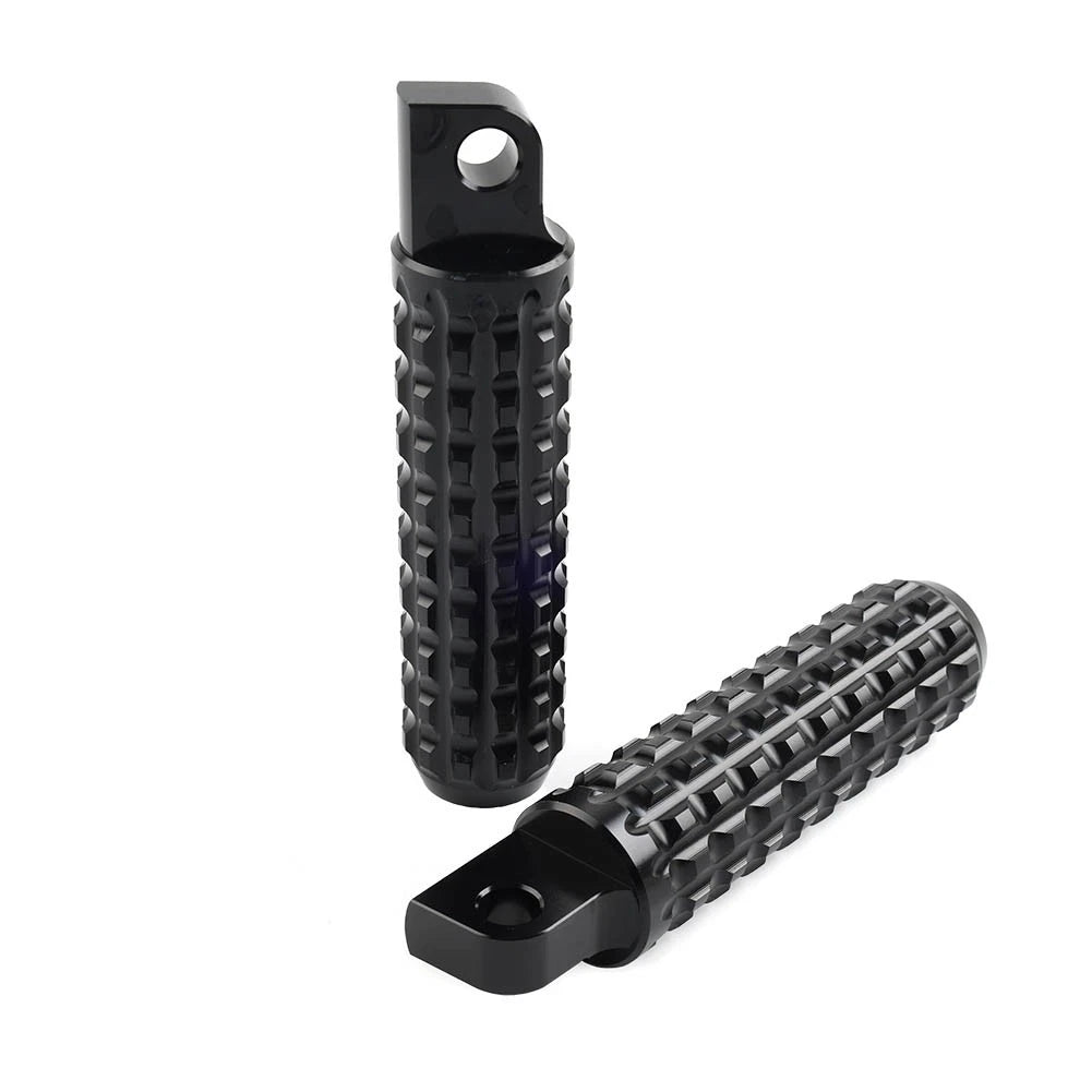 Foot Pegs for Harley Davidson Softail Sportster (Various Years) - Black Aluminum