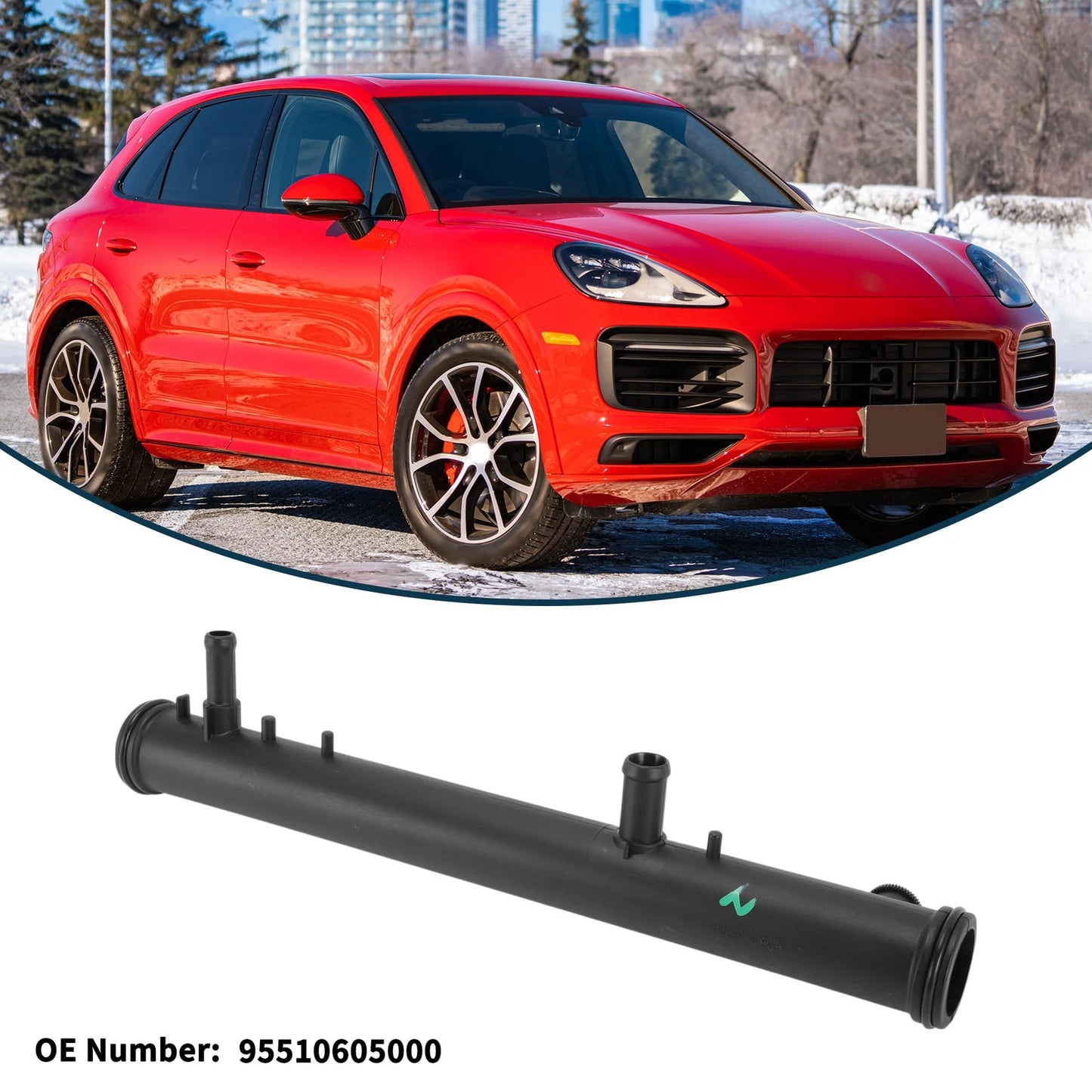Radiator Hose No. 95510605000 for Porsche Cayenne (2005–2006)
