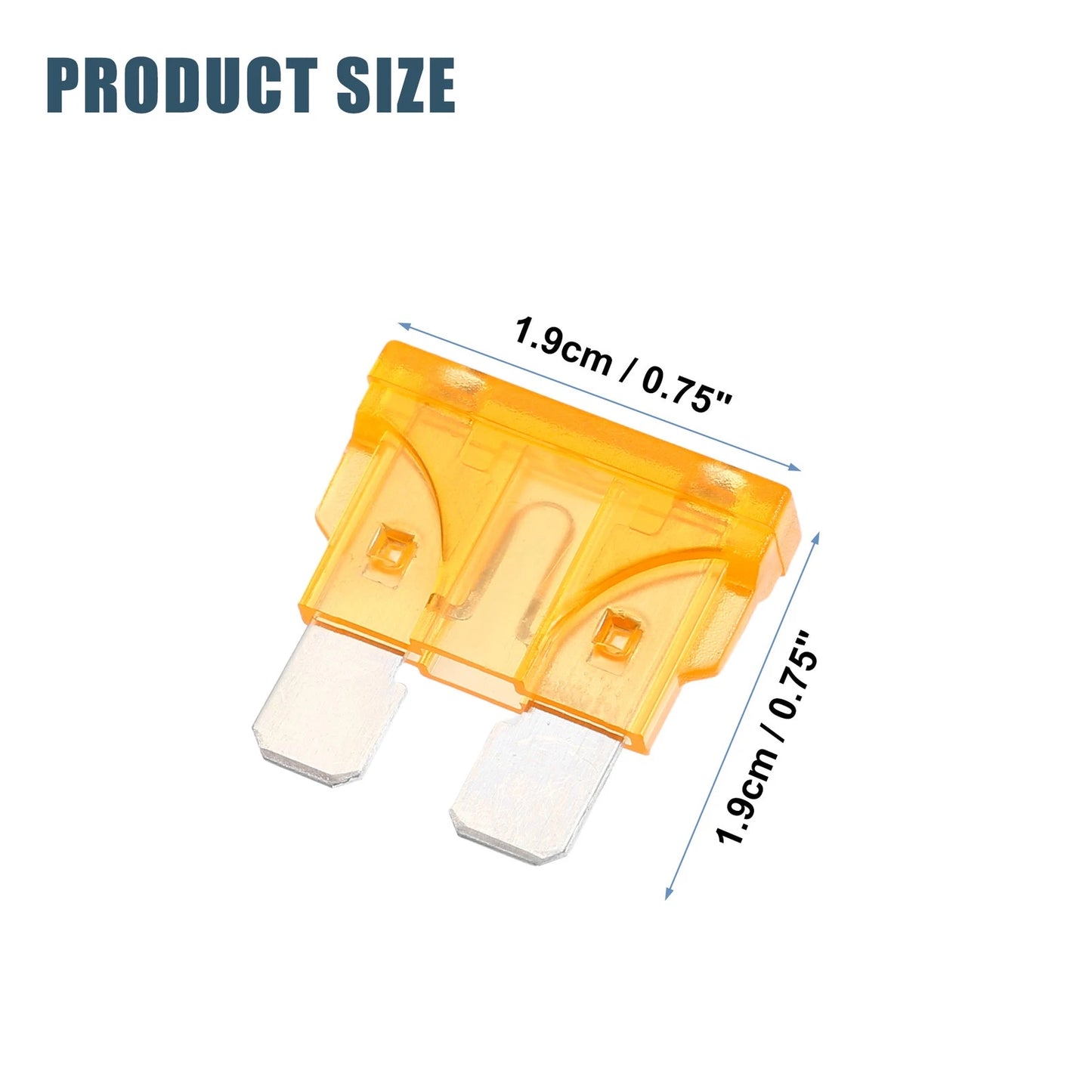 30pcs Medium Blade Style Fuses 5A for Automotive Car Boat