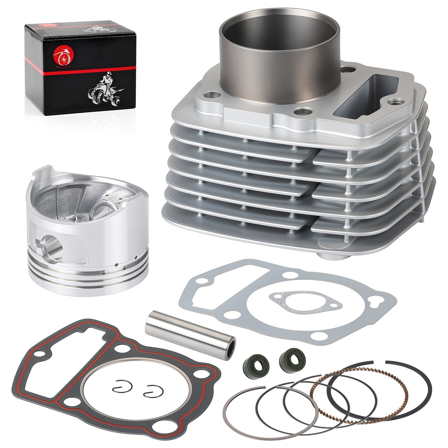 Top End Rebuild Kit with Piston and Gasket for Honda XR200 XR200R XL200R