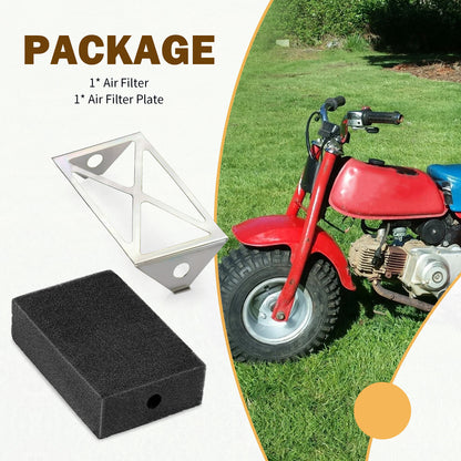 Air Filter with Plate for Honda ATC70 CT70 XL70 SL70 (1970–1978)