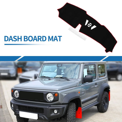 Dashboard Dash Cover Mat for BMW X5 Sun Protector Pad Black Red (2023-2024)