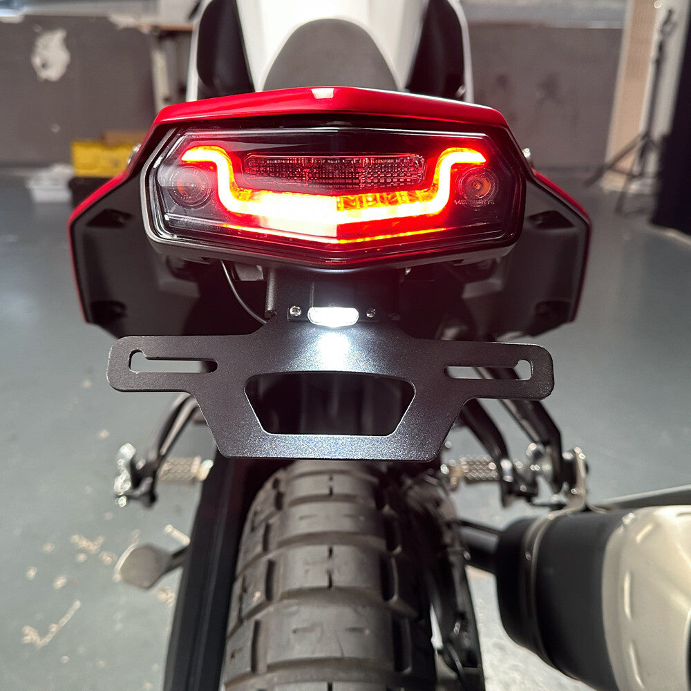 Foldable Fender Eliminator License Plate Holder for Yamaha Tenere 700 (2019–2026)