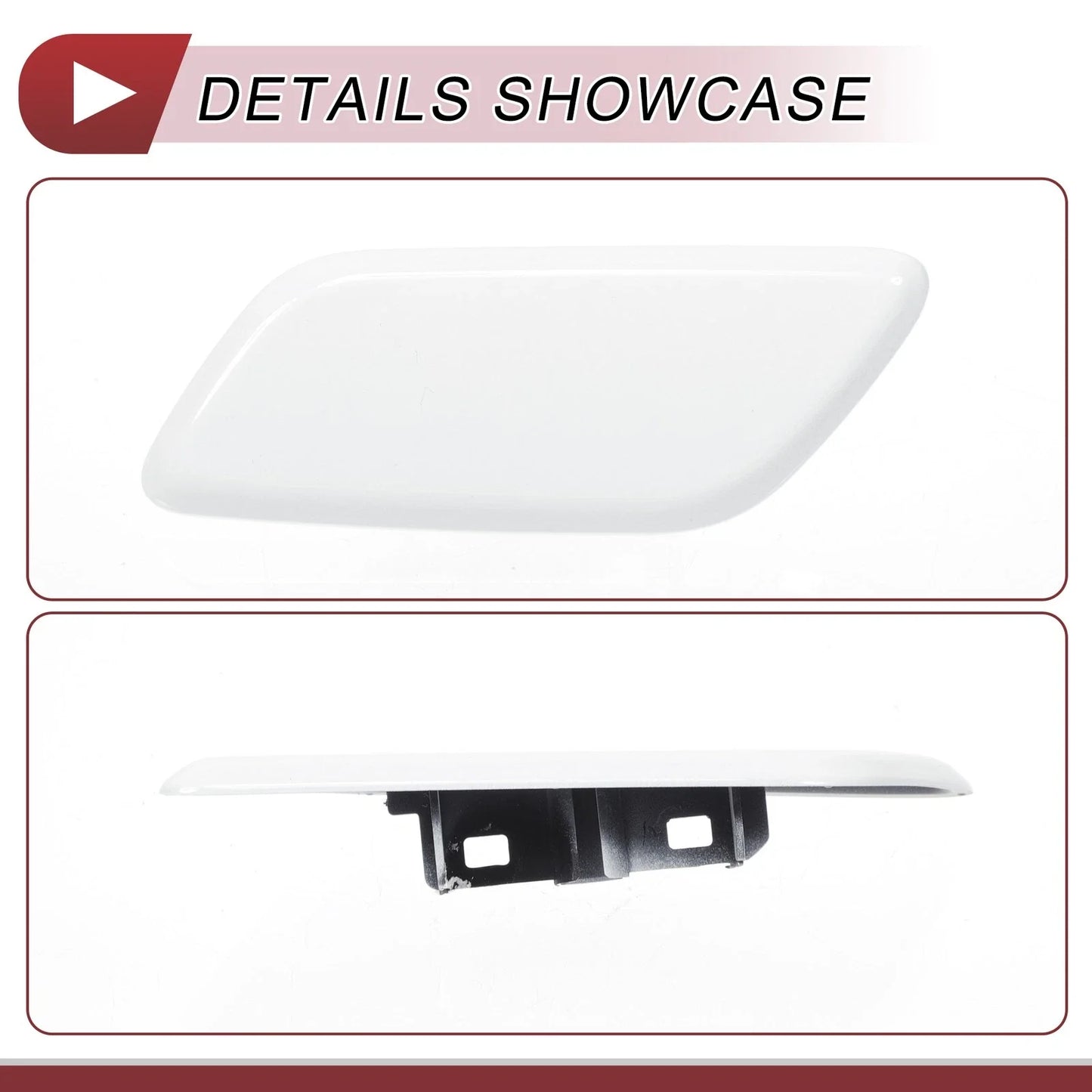 Front Left Washer Nozzle Cover for Lexus LX570 (2013-2015) - White 1 x Cap