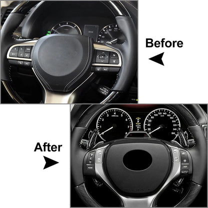 Steering Wheel Shift Paddle Extensions for Lexus IS RC NX CT (2014–2021)
