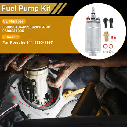 Set of 2 Metal Electric Fuel Pumps for Porsche 911 (No. 0580254044)