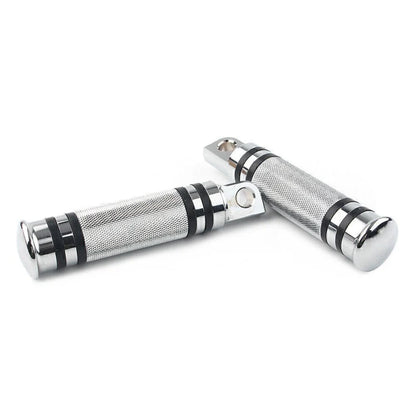 Chrome Aluminum H-D Male Mount Footpegs Footrests for Harley Davidson