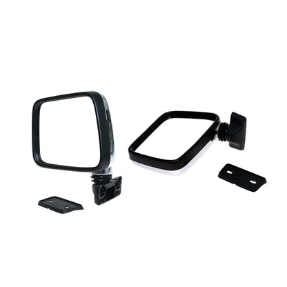 Chrome Side Door Mirror Pair for Isuzu Faster-Z Pickup (1980–1990)