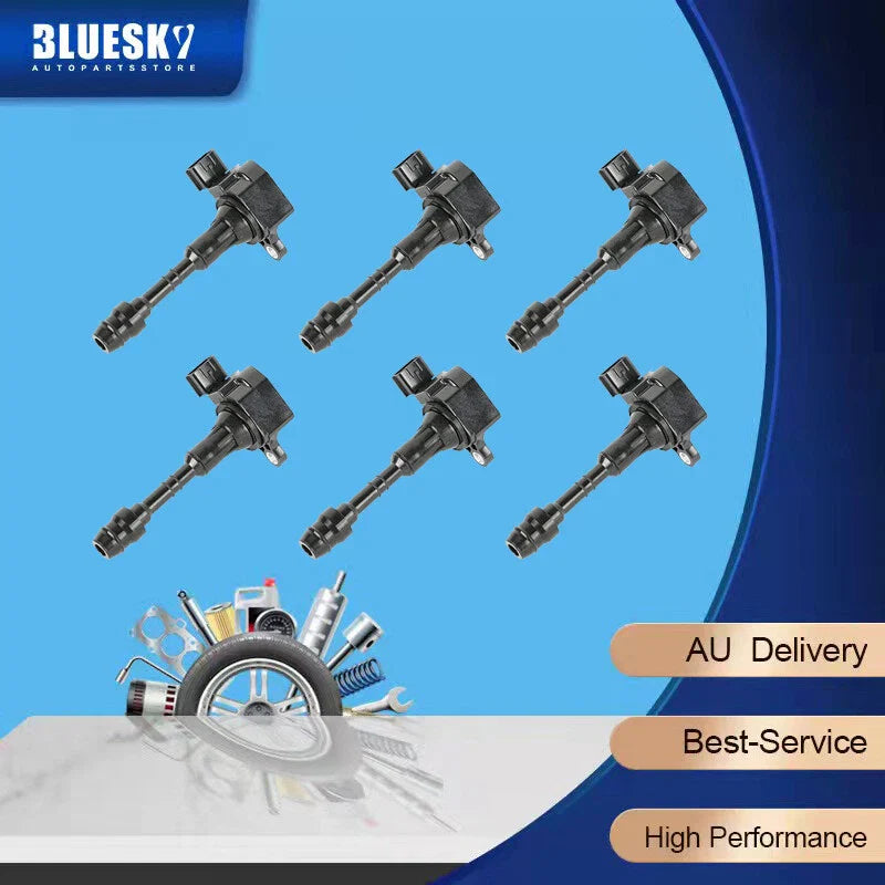 6 x Ignition Coils for Nissan Murano Z51 3.5L VQ35DE (2009-2014)