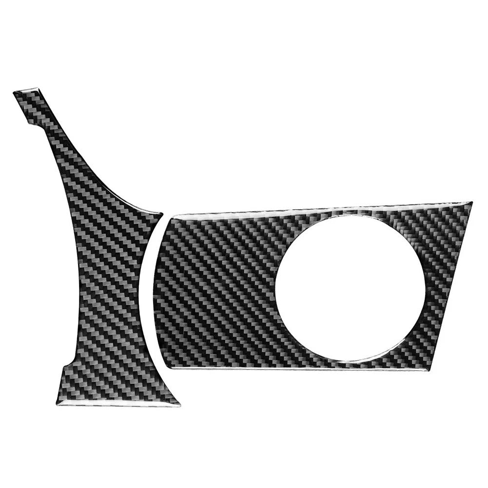 Carbon Fiber Gear Water Cup Holder Trim for BMW X3 E83 (2004–2010)