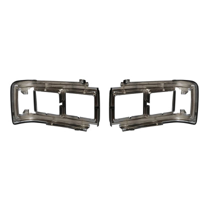 Headlight Door Bezel Light Case Pair for Toyota Land Cruiser BJ60 FJ60 FJ62 HJ60
