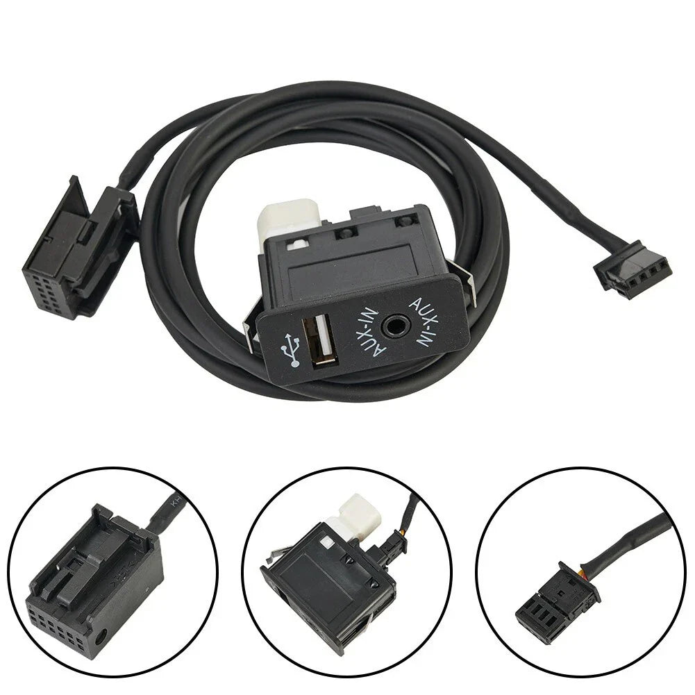 OEM USB AUX Interface Panel for BMW E39 E53 X5 Z4 E85 E86 X3 E83 Fitment