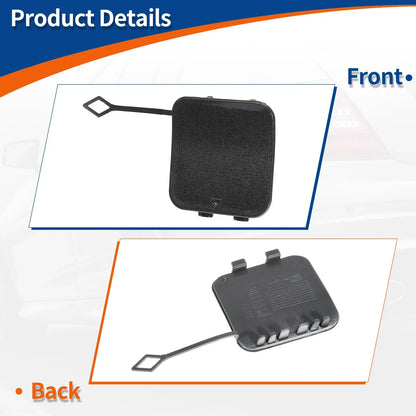 Rear Right Bumper Tow Hook Cover for BMW 530i 540i Light Gray