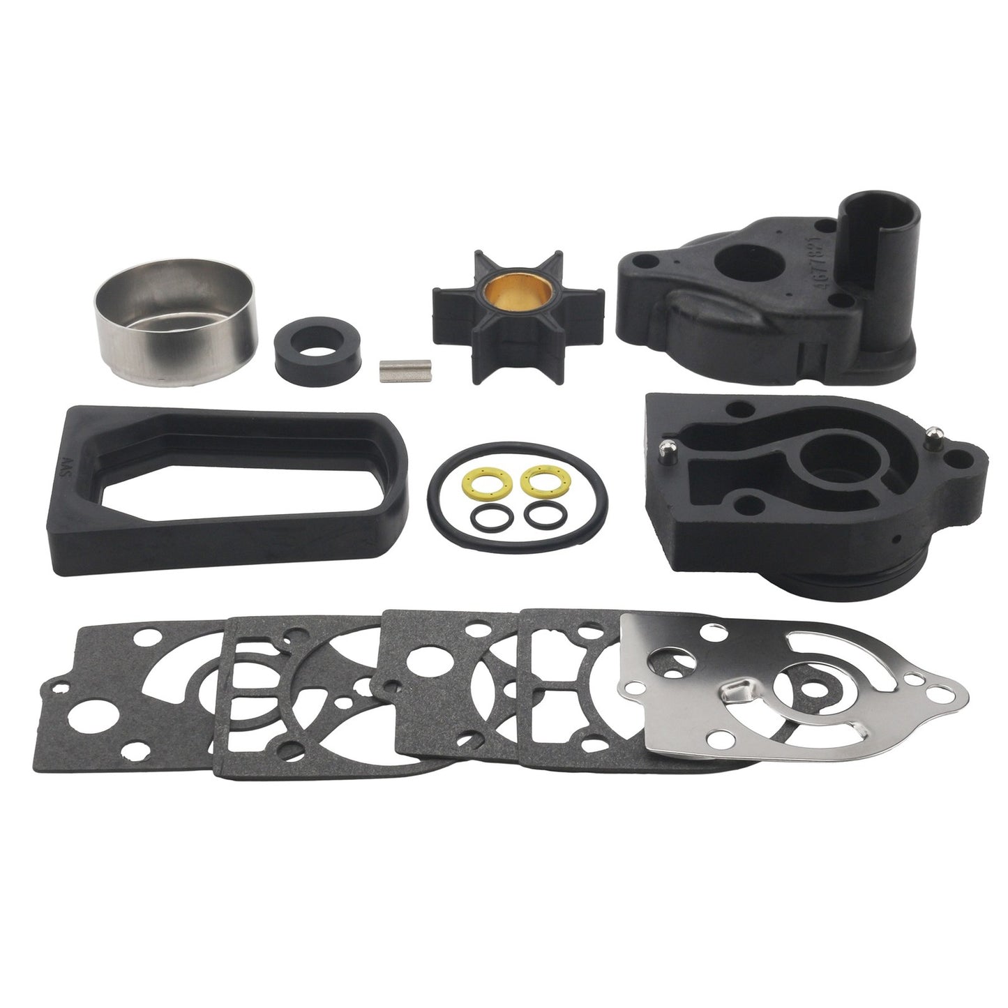 Water Pump Impeller Kit for Mercury Mariner Outboard (35-70 HP, 2-Stroke)