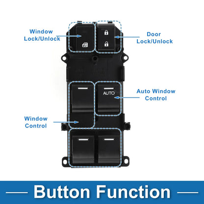 Front Right Power Window Switch for Honda Accord (2008-2012)