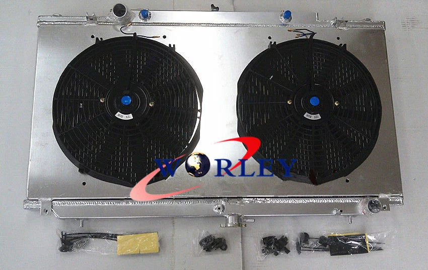 Aluminum Radiator with Shroud and Fans for Nissan Patrol Y61 (1997–2001)
