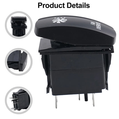Rocker Switch Fan Override for ATV/UTV 12V