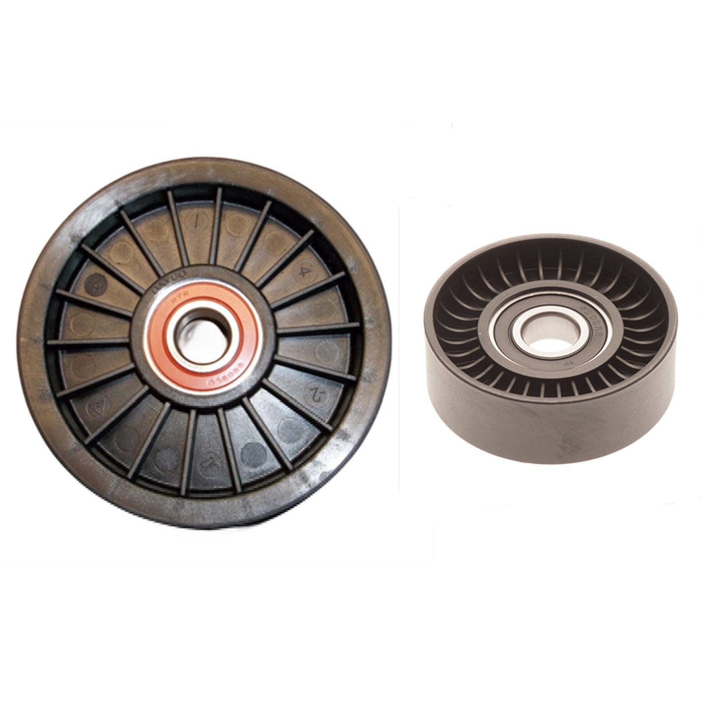 Set of 2 Serpentine Belt Idler Pulleys for Mercruiser (V6 V8)