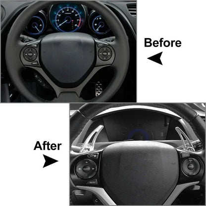 Aluminum Alloy Steering Wheel Paddle Shifter for Honda Civic CR-V (2012-2015)